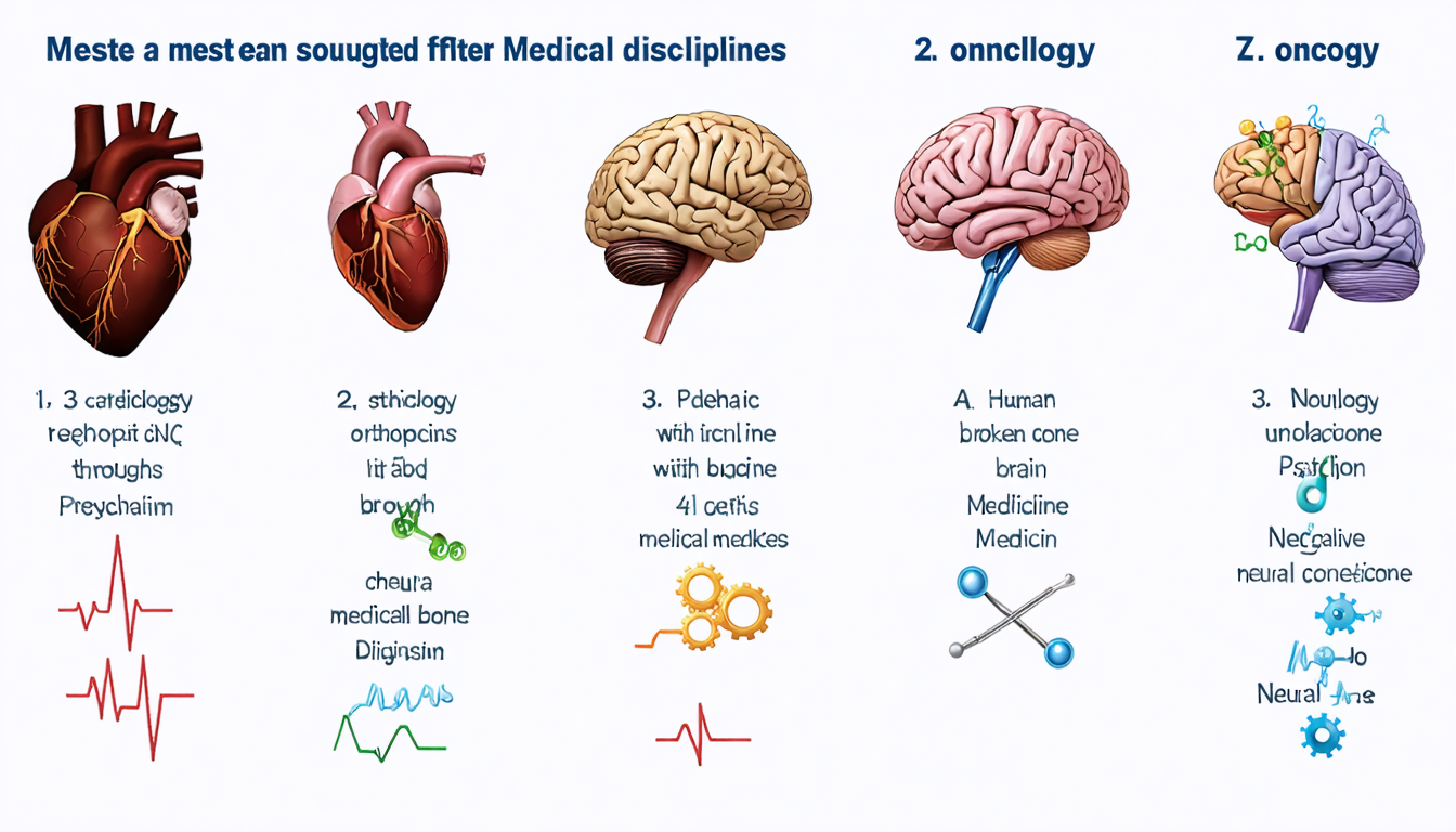 découvrez les 7 disciplines médicales les plus prisées par les professionnels de santé, avec des informations clés sur leurs spécificités et les opportunités de carrière qu'elles offrent en france.